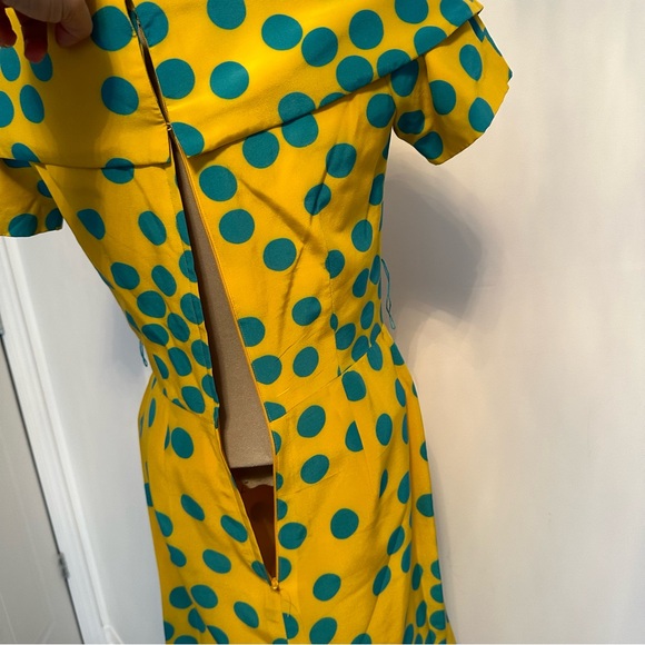 Scaasi Dress 100%silk - Picture 12 of 16